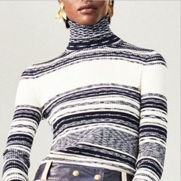 Tory Burch Julie Turtleneck Sweater - Picture 2 of 6